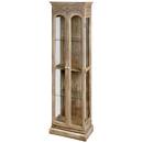 Traditional Limed Oak Display Cabinet 