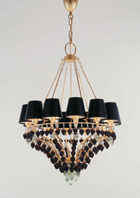 Italian glass chandelier